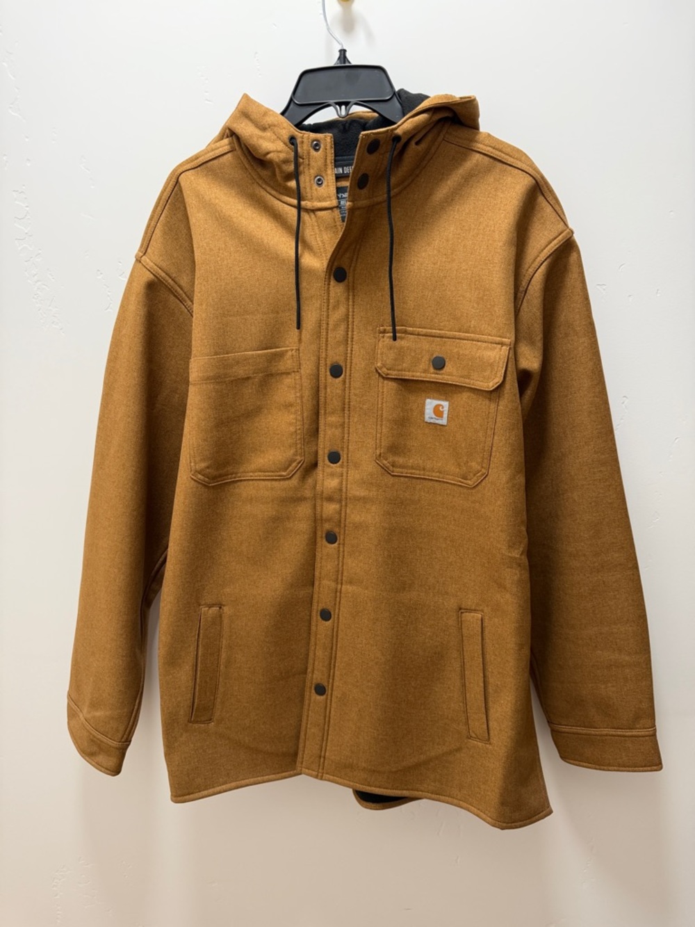 Carhartt Men’s Hooded Field Jacket in Caramel Brown